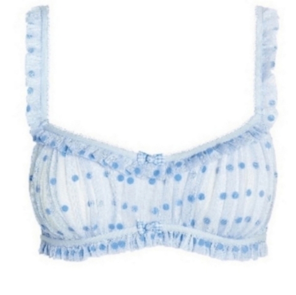 For Love And Lemons Intimates Sleepwear For Love And Lemons Harper Ruffle Bralette Poshmark